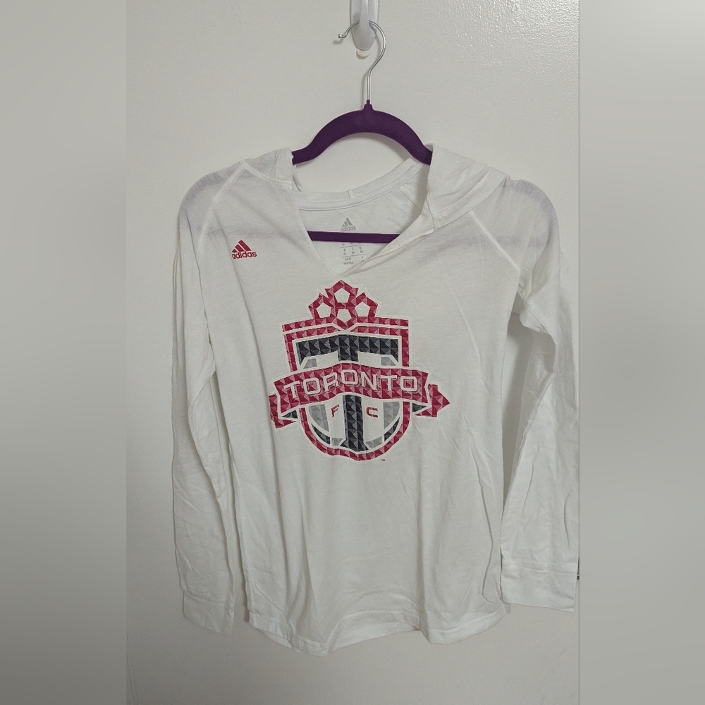 Adidas Toronto FC Long Sleeve Hoodie - Women's Size Medium
